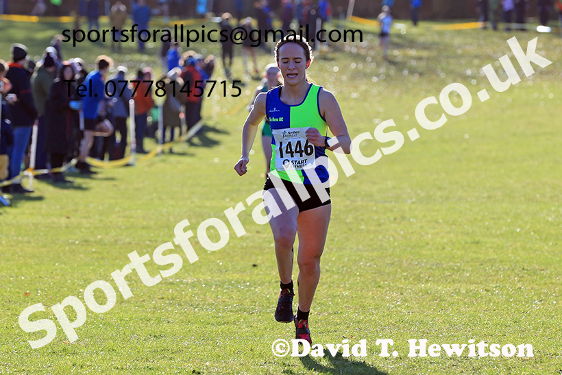 Junior Womens 2025 Northern Cross Country Champs, Tatton Park, Knutsford, Cheshire. Photo: David T. Hewitson/Sports for All Pics